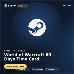 World of Warcraft 60 Days Time Card (Европа) — game time card