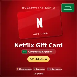 Netflix Gift Card (SA, SAR) · 100–1000