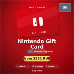 Nintendo Gift Card (UK, GBP) · 15–100