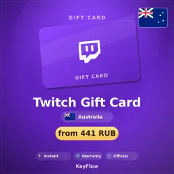 Twitch Gift Card (AU, AUD) · 5–250