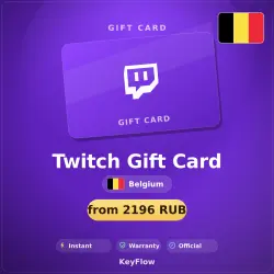 Twitch Gift Card (BE, EUR) · 15–150