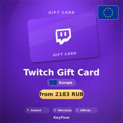 Twitch Gift Card (EU, EUR) · 15–150