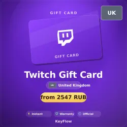 Twitch Gift Card (UK, GBP) · 15–150