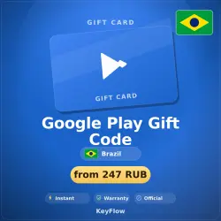 Google Play Gift Code (BR, BRL) · 10–300