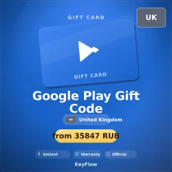 Google Play Gift Code (UK, GBP) · 5–200