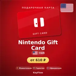 Nintendo Gift Card (US, USD) · 5–99