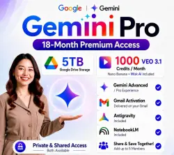 Google Gemini AI Pro 18-Month Private Access Link Own Mail