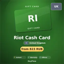 Riot Cash Card (UK, GBP) · 5–100