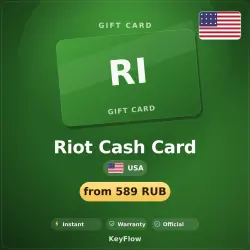 Riot Cash Card (US, USD) · 5–100