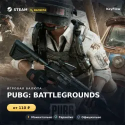 PUBG: BATTLEGROUNDS (Global) · 100–10000, лот №260294