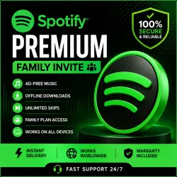24/7 | Spotify Premium Family | Family Invitation | 1, 3, 6, 12 Months | Worldwide