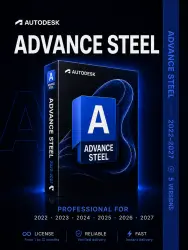 Autodesk Advance Steel - 1/3/6/12/24 Month License (2022-2027) | Official License