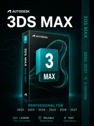Autodesk 3ds Max - 1/3/6/12/24 Month License (2022-2027) | Official License