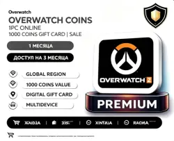 1000 Overwatch Coins Gift Card | Global Use | Battle.net Activation | Digital Redemption Code