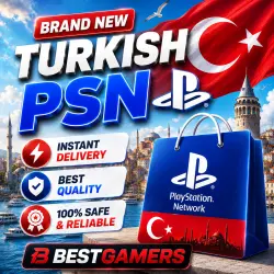 New Turkish Playstation PS4 PS5 Account