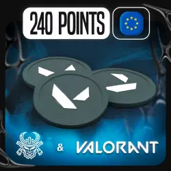 | samuraj | VALORANT POINTS 240 VP EUROPE CODE GIFT CARD EU
