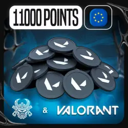 | samuraj | VALORANT POINTS 11000 VP EUROPE CODE GIFT CARD EU