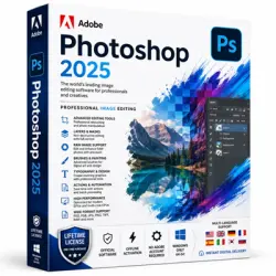 Adobe Photoshop 2025 Professional | License Key | Windows | Instant Deliver