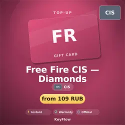 Free Fire CIS — Diamonds — 100/310/520/1060/2180/5600
