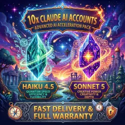 10x Claude AI Accounts | Haiku 4.5 & Sonnet 5 |  & Warranty