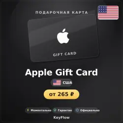 Apple Gift Card (США, USD) · 2–100 — App Store и Apple ID, лот №257114