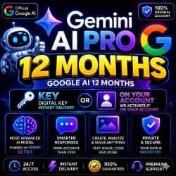 Google Gemini AI Pro Anti‑Gravity Flow + 5 TB Storage – 12 Month