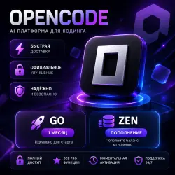 Opencode Ai - Go / Zen - Top-Up / Official Subscription / Full warranty