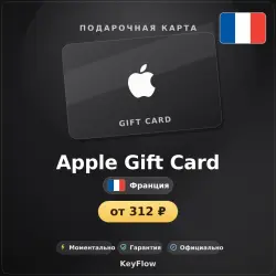 Apple Gift Card (Франция, EUR) · 2–75 — App Store и Apple ID, лот №257128