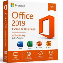 Microsoft Office 2019 Home & Business — Activation Key | Online | 1 PC | Global