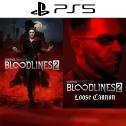 Vampire the Masquerade Bloodlines 2 + DLC Loose Cannon PS5 P3 Rent for 15 days
