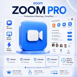 Zoom Workplace | Pro / Business | 1–12 Months | Ready Account / Upgrade Your Account |