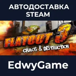 FlatOut 3: Chaos & Destruction Flatout 3: Chaos and Destruction · STEAM GIFT · AUTO-DELIVERY