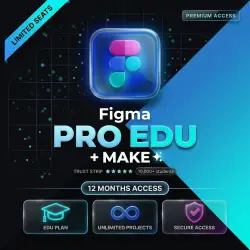 Figma Pro Edu + Make | 2 Years | Subscription