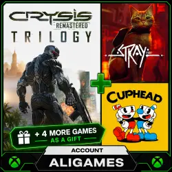 CRYSIS REMASTERED TRILOGY + 6 GAMES AS A GIFT