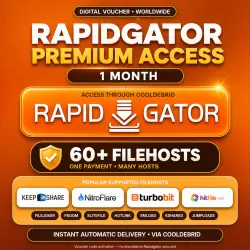 Rapidgator Premium Account – 1 Month | 60+ Filehosts