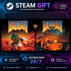 DOOM + DOOM II · STEAM GIFT · AUTO-DELIVERY