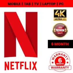 Netflix 4K Premium Key – 6 Months Access | Global Compatibility |