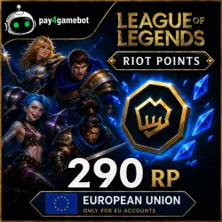League of Legends LoL Riot Points Code EU 290 RP