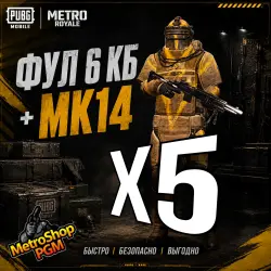 Фул 6 Кб + Мк14 вк (оптом) — PUBG Mobile, лот №214580