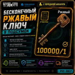 Ржавый бесконечный ключ в подсумок | PVE — Escape from Tarkov, лот №260579