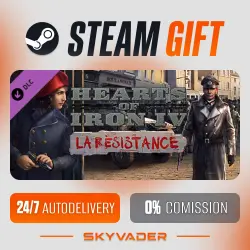 Expansion - Hearts of Iron IV: La RΓ©sistance DLC Steam Gift AUTO-DELIVERY RUSSIA + CIS