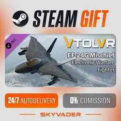 VTOL VR: EF-24 Mischief - Electronic Warfare DLC Steam Gift AUTO-DELIVERY RUSSIA + CIS