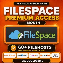 FileSpace Premium Account – 1 Month | 60+ Filehosts
