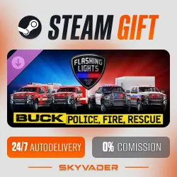 Flashing Lights: BUCK - Police, Fire, Rescue Pack DLC AUTO-DELIVERY RUSSIA + CIS