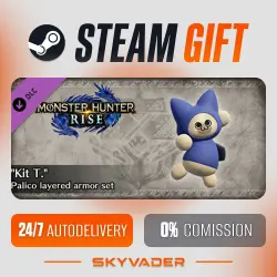 Monster Hunter Rise - "Kit T." Palico layered armor set DLC AUTO-DELIVERY RUSSIA + CIS