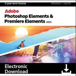 Adobe Photoshop & Premiere Elements 2025 Key - 3 Years 1 Device (PC/Mac)