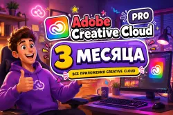 🔥Adobe Creative Cloud на 3 месяца | ЛИЧНАЯ ПОДПИСКА✅