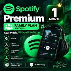 Spotify Premium — Family Invite | 1 Month | Warranty