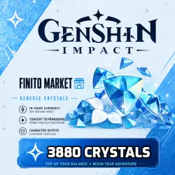 3280 + 600 GEMS | GENSHIN IMPACT |  TOPUP
