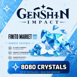 6480 + 1600 GEMS | GENSHIN IMPACT |  TOPUP